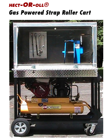 Gas Powered Strap Roller Cart